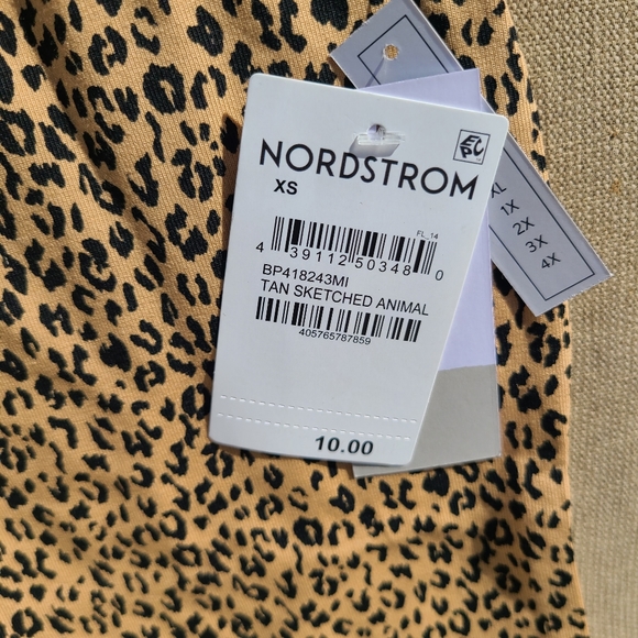 Animal print Shorts Nordstrom Xsmall Cute - Picture 2 of 6